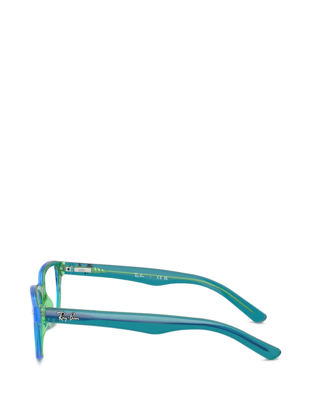 RAY-BAN JUNIOR Bril met vierkant montuur Blauw