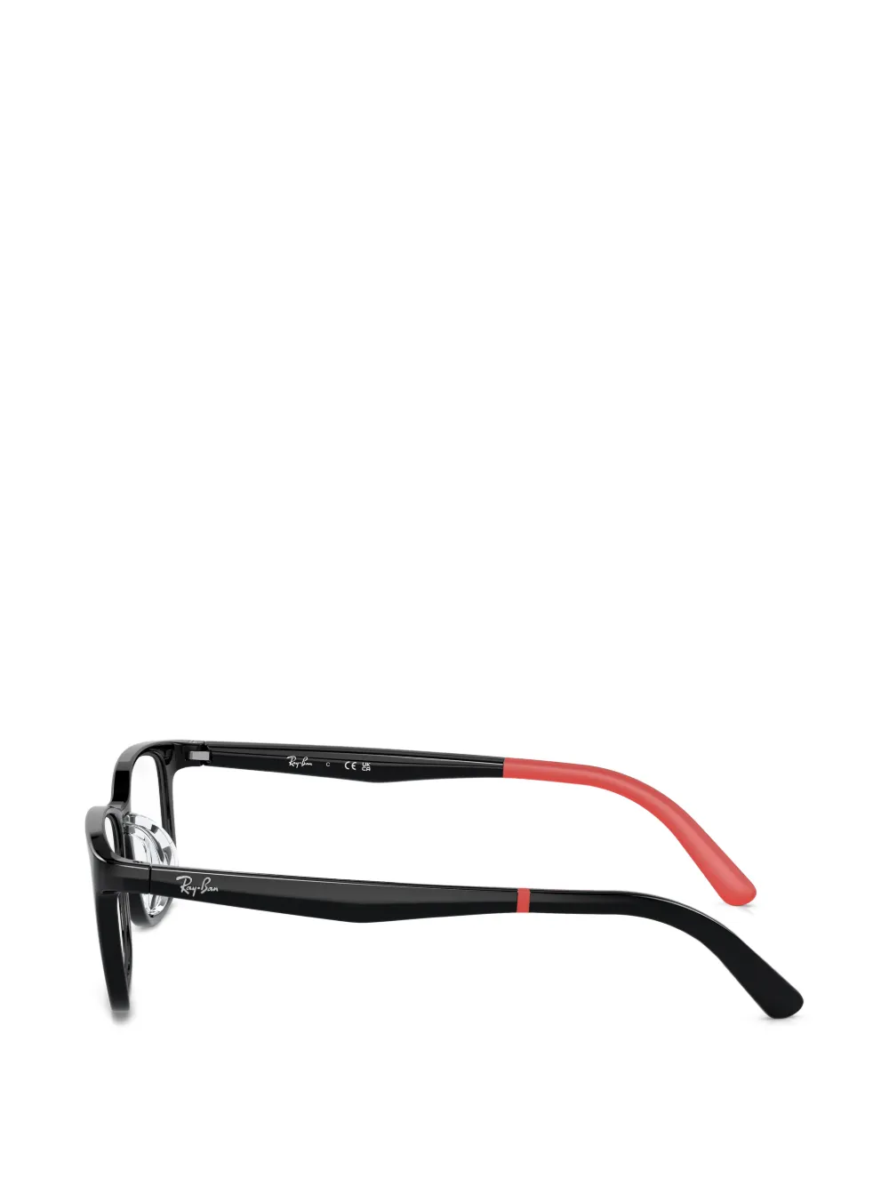  Ray-ban Junior Gafas Con Montura Rectangular - Negro 
