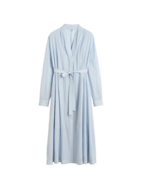 TOTEME belted midi dress