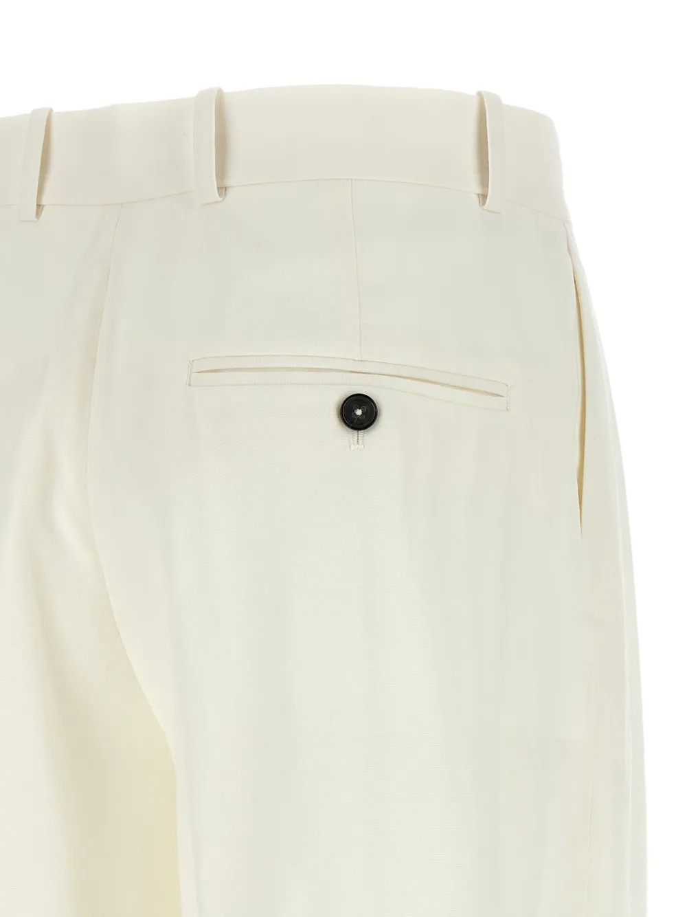 TOTEME Shorts met geplooid detail Wit