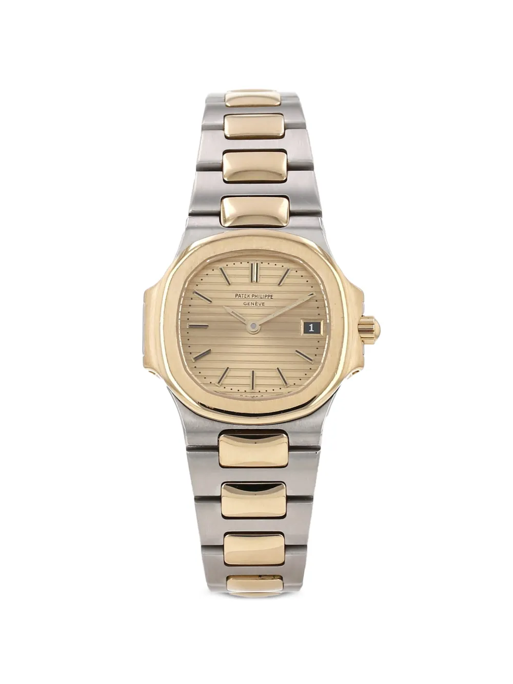 Patek Philippe Pre-Owned 1980s Nautilus cushion case 27mm watch - Oro