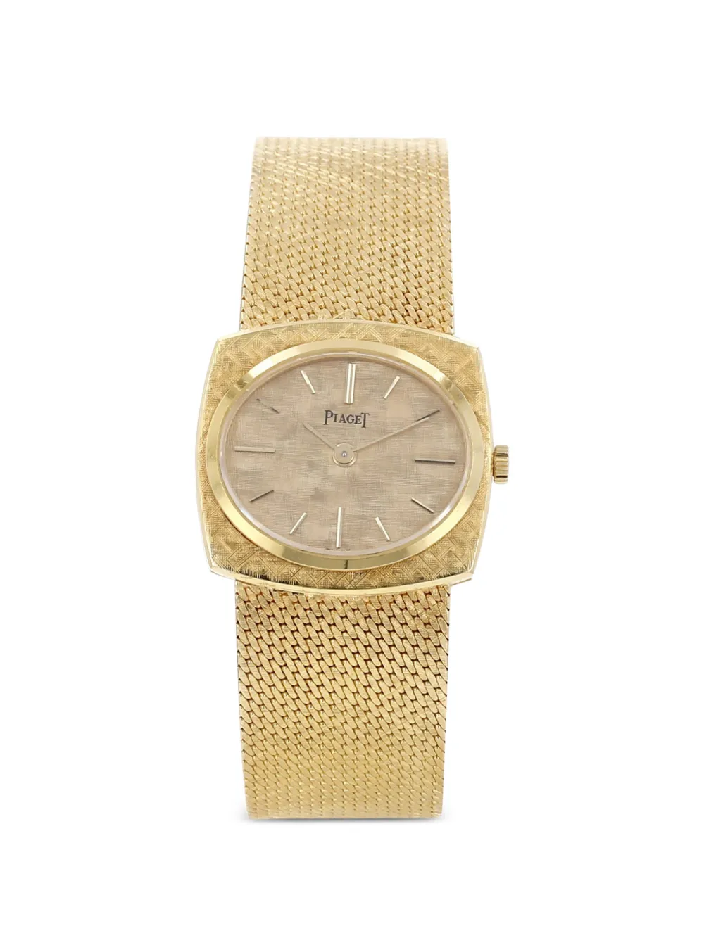 Piaget 1970's cushion-form 25mm watch - Gold