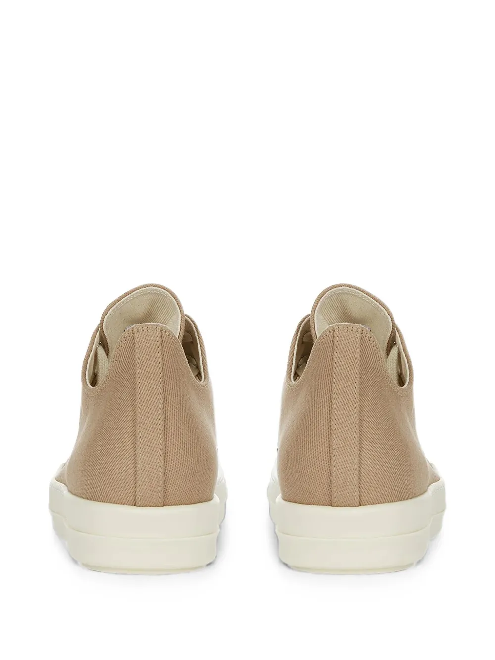 Rick Owens DRKSHDW lace-up rubber-cap sneakers Beige