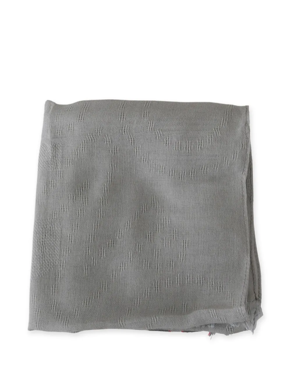 Costume National Schal mit Fransen - Grau