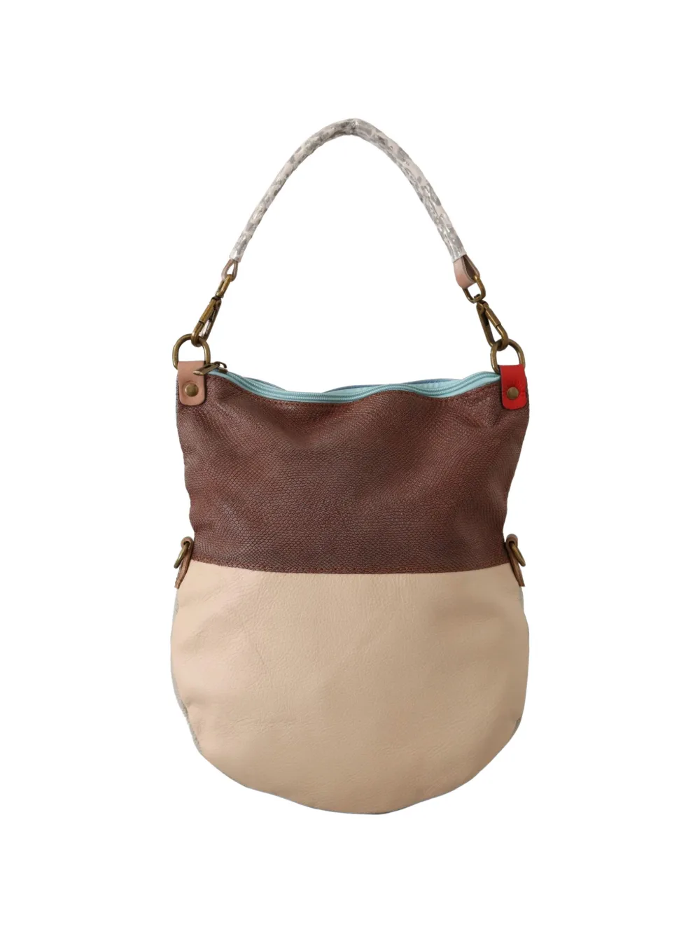 ebarrito Borsa tote con stampa - Toni neutri
