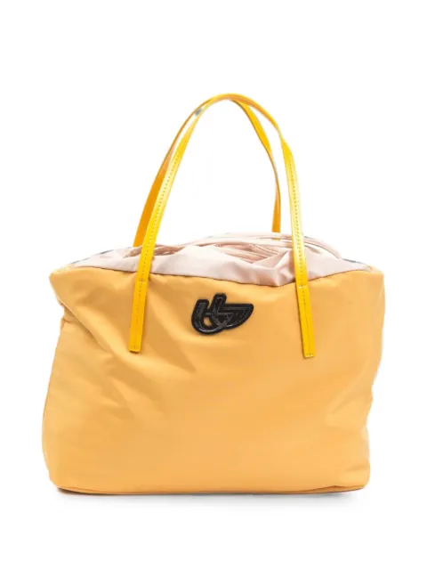 byblos logo-patch tote bag
