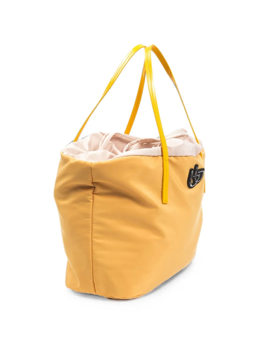 byblos Shopper met logopatch Geel
