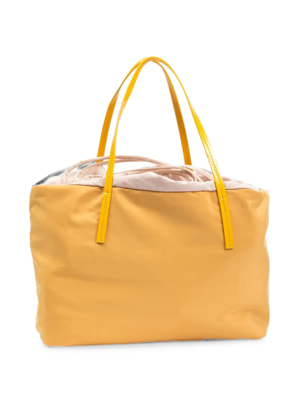 byblos Shopper met logopatch Geel