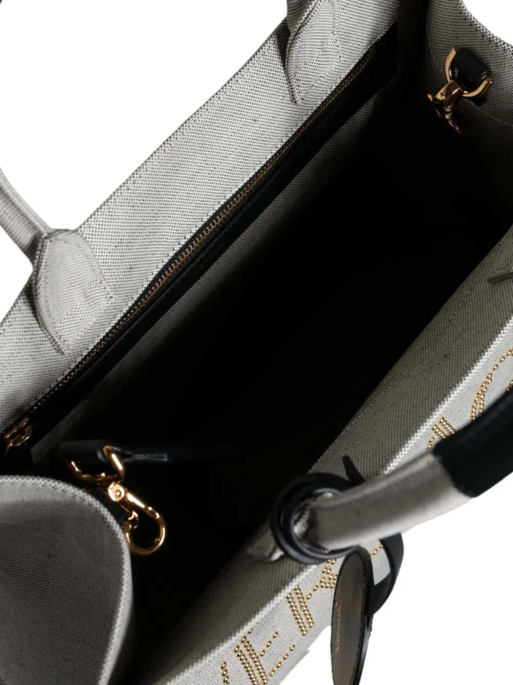 Versace La Medusa shopper verfraaid met logo Grijs