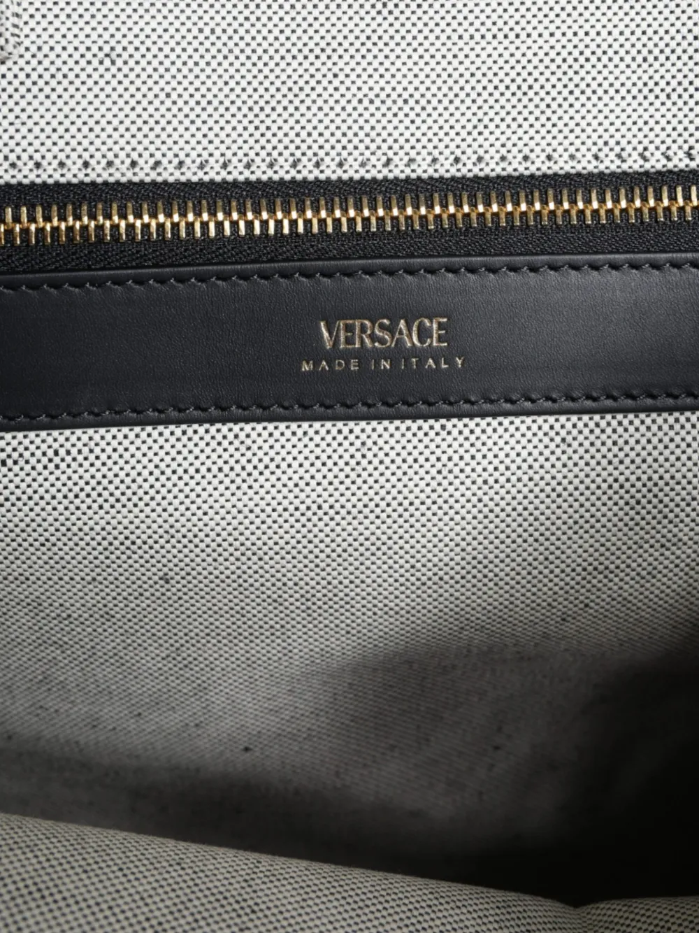 Versace La Medusa shopper verfraaid met logo Grijs