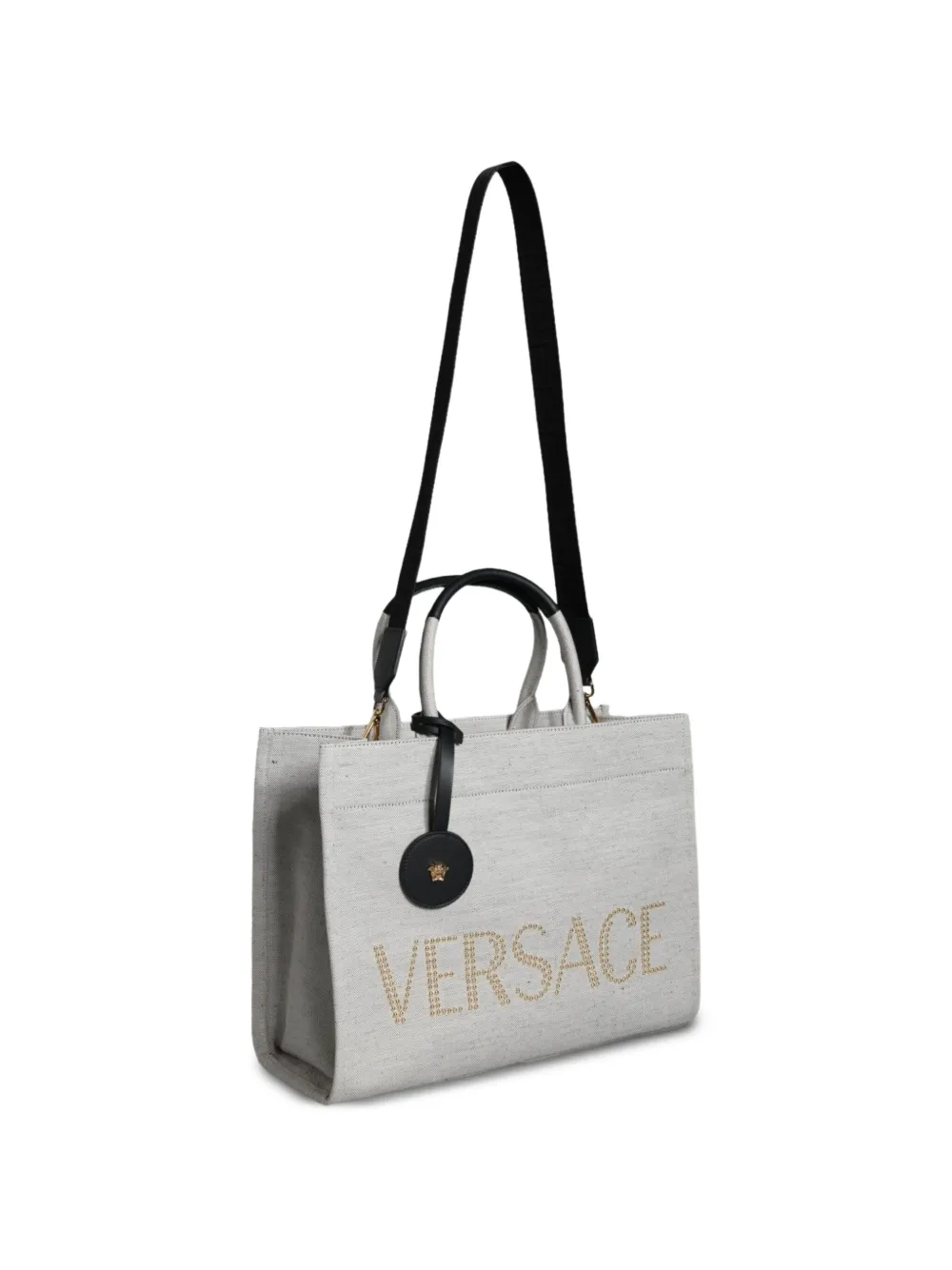 Versace La Medusa shopper verfraaid met logo Grijs