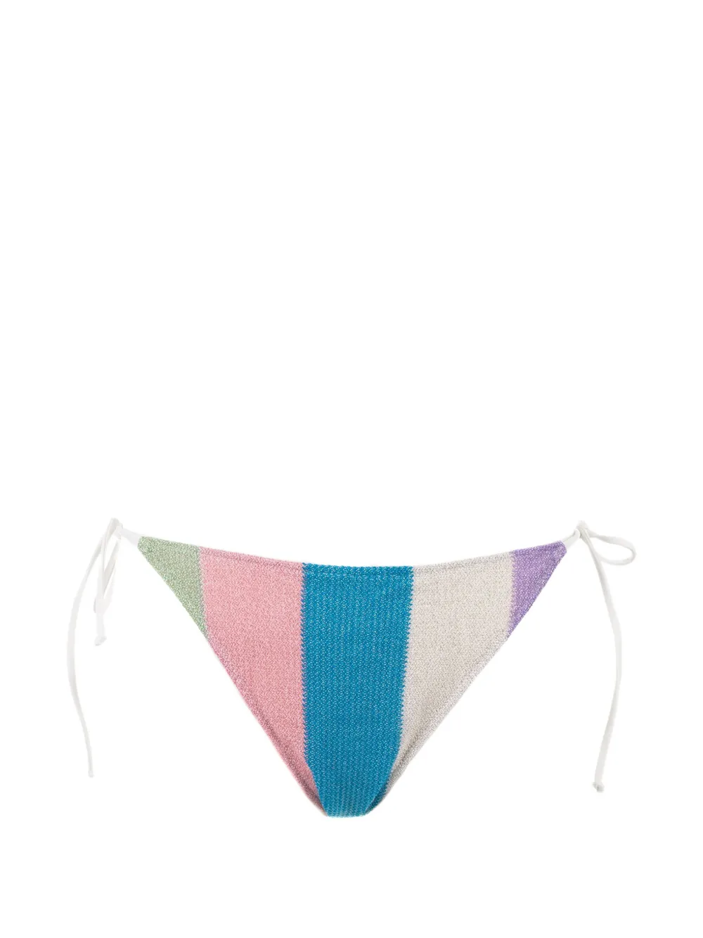 MC2 Saint Barth Marielle striped side-tie bikini bottoms
