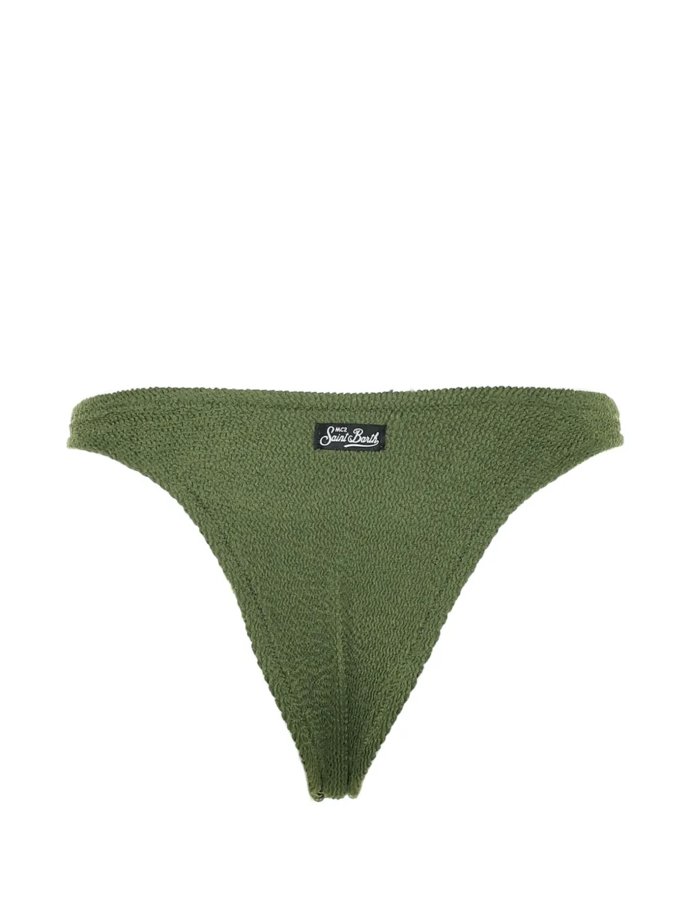 MC2 Saint Barth Gekreukte bikinislip Groen