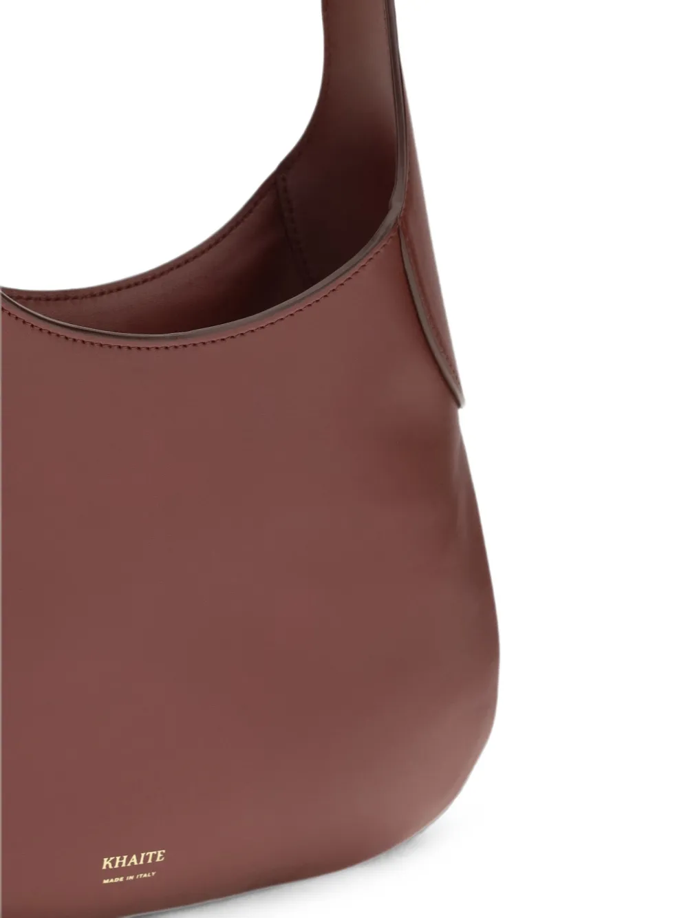 KHAITE Joan small leather shoulder bag Bruin
