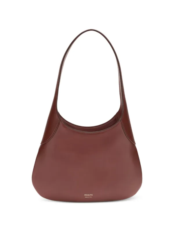 Khaite Small Joan Hobo Shoulder Bag in Brown