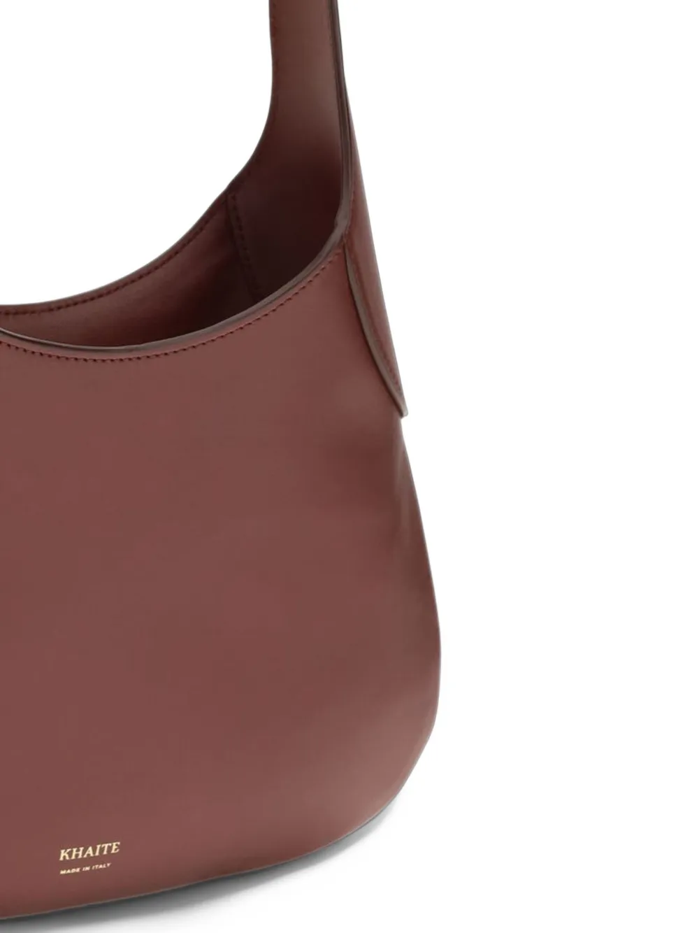 KHAITE Kleine Joan Hobo schoudertas Bruin