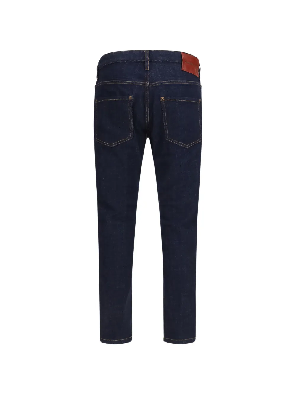 DSQUARED2 Skinny jeans met logopatch Blauw