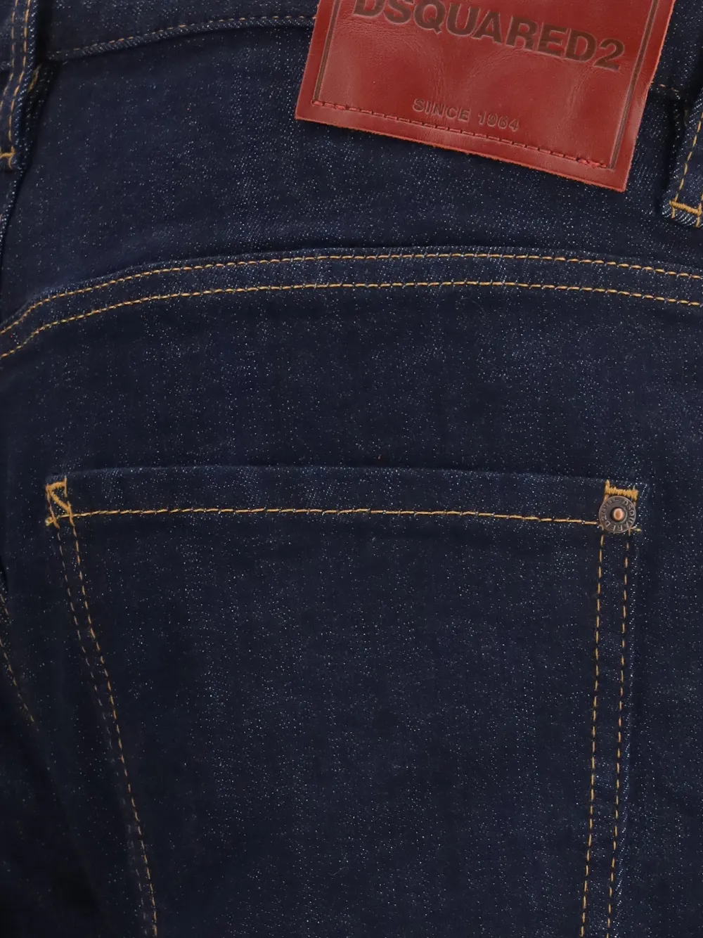 DSQUARED2 Skinny jeans met logopatch Blauw