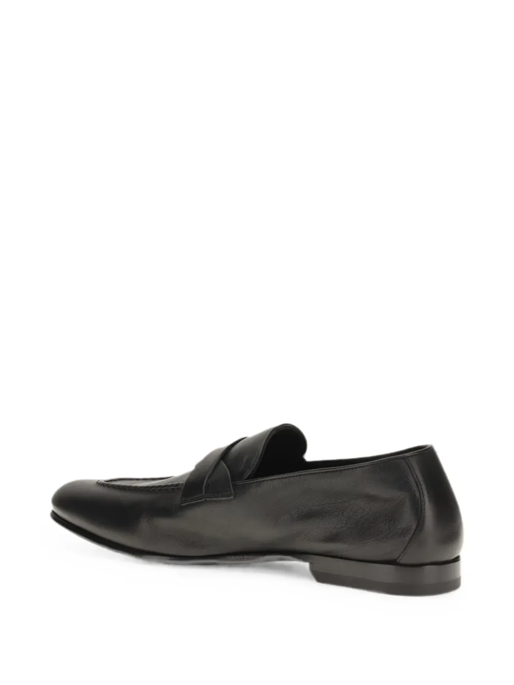 TOM FORD Gigi crossover-strap leather loafers Zwart
