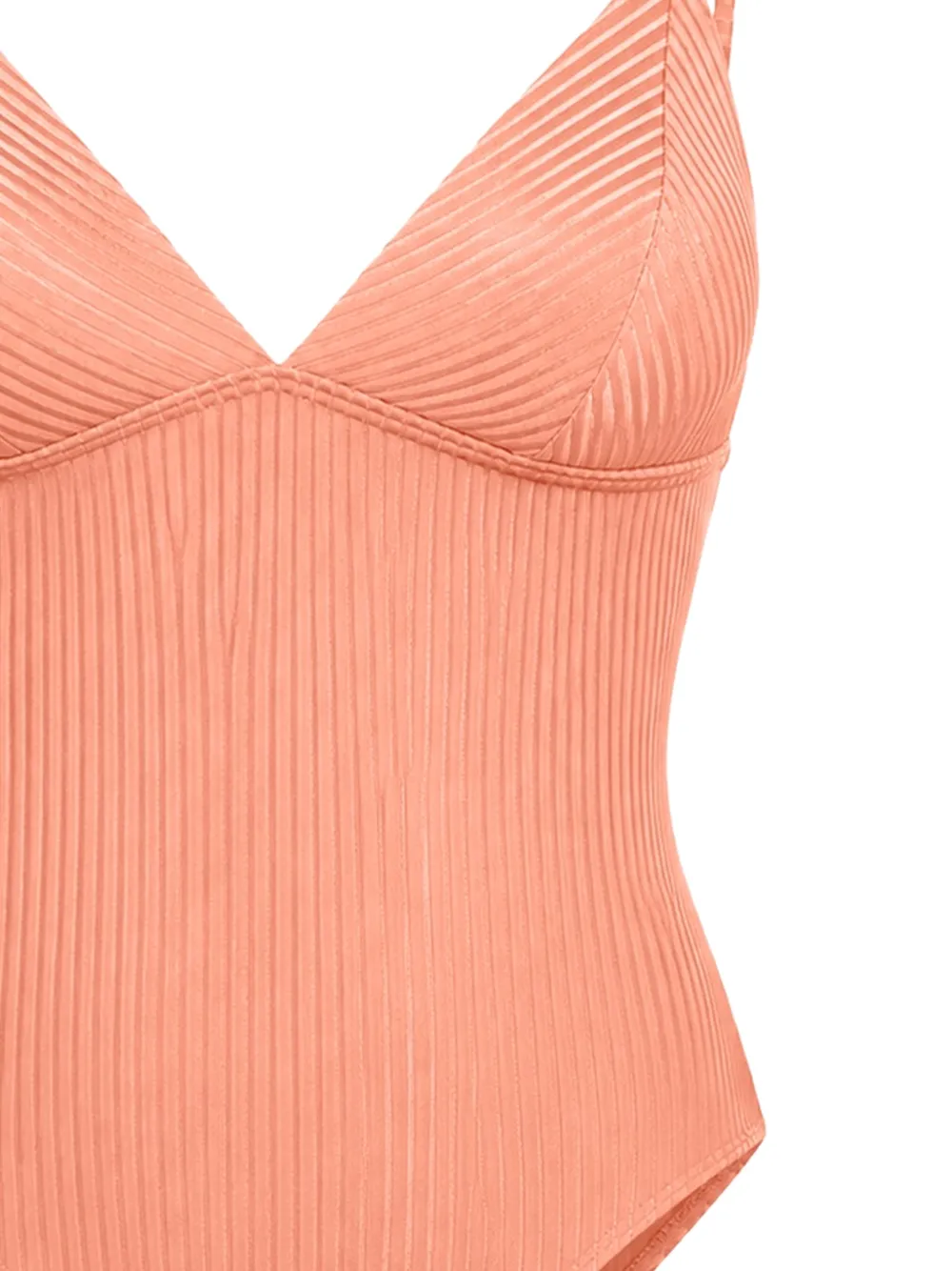 Rip Curl Geribbeld badpak met veters Oranje