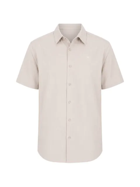 Hurley logo-embroidered short-sleeve shirt