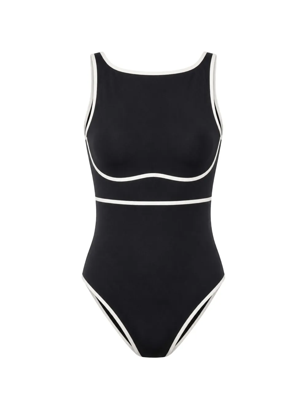 Rip Curl Mirage Fusion piped swimsuit - Nero
