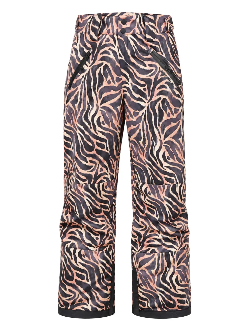 Rip Curl Skibroek met zebraprint en logo Zwart