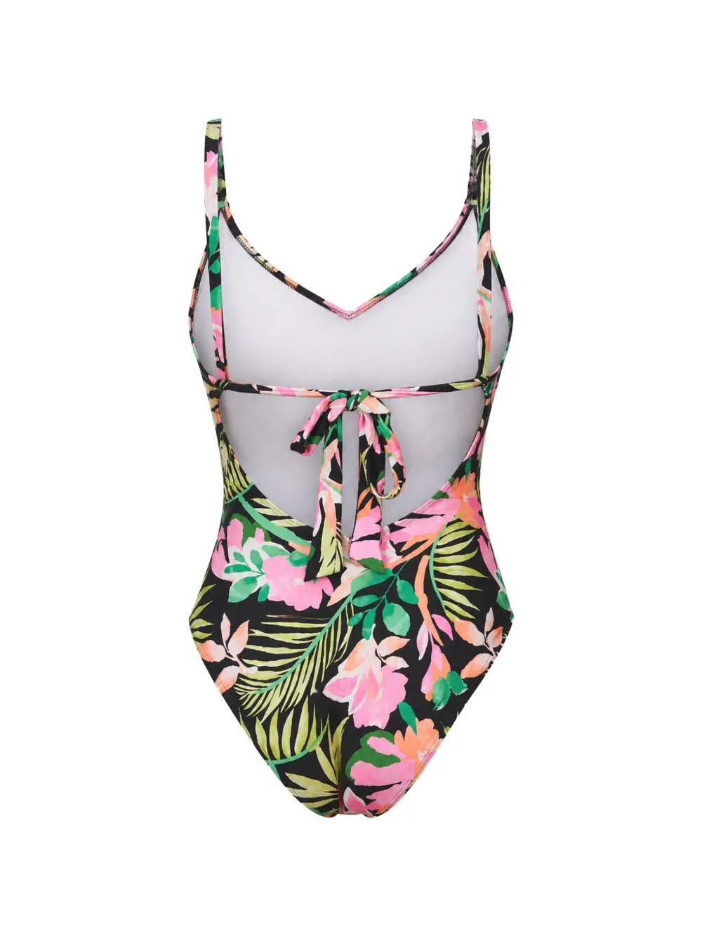 Rip Curl Badpak met open rug Zwart