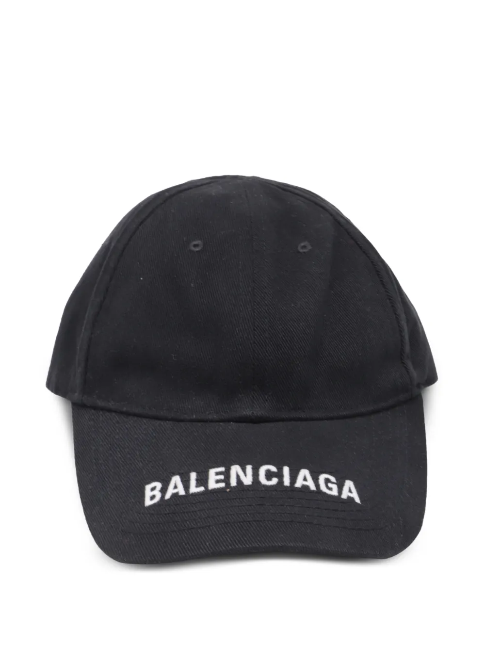 Balenciaga Pre-Owned embroidered logo baseball cap - Nero