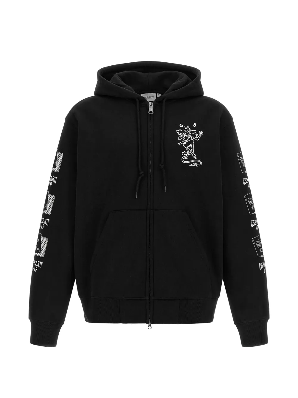 Carhartt WIP graphic-print zip-up hoodie - Nero