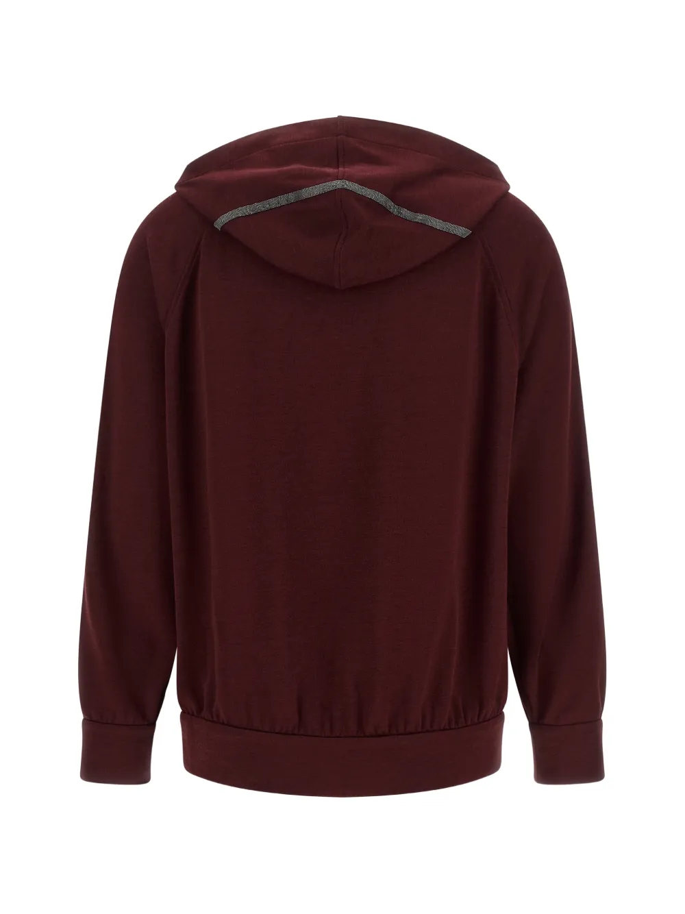 Brunello Cucinelli Hoodie met Monile-detail Rood