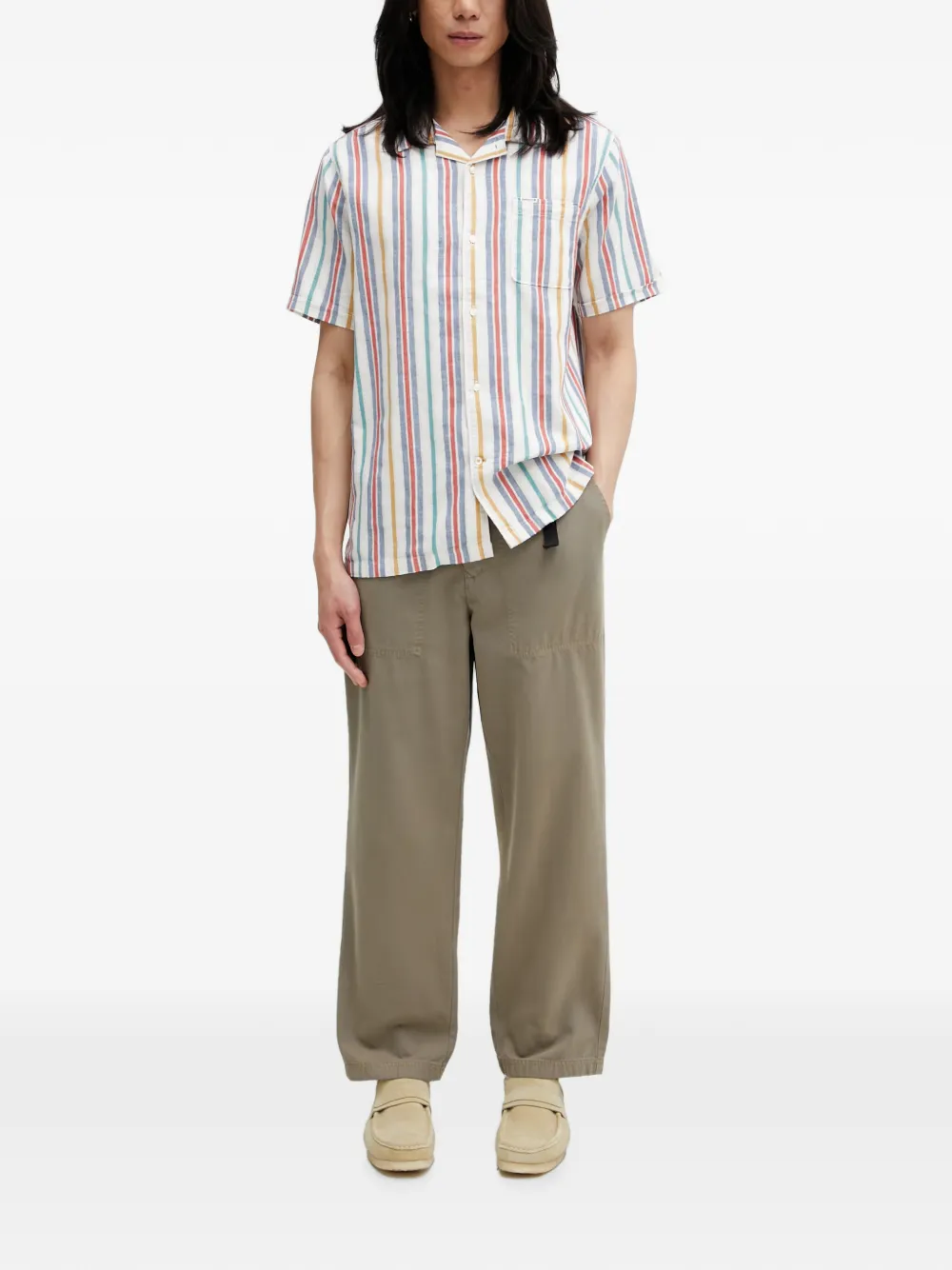 Barbour Grendle broek met ceintuur Groen