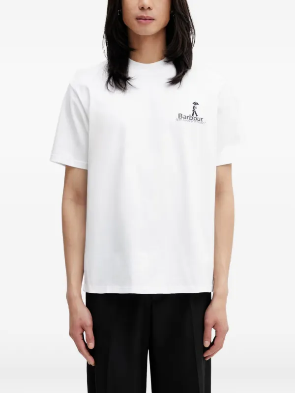 Barbour Oversized T-shirt | White | FARFETCH