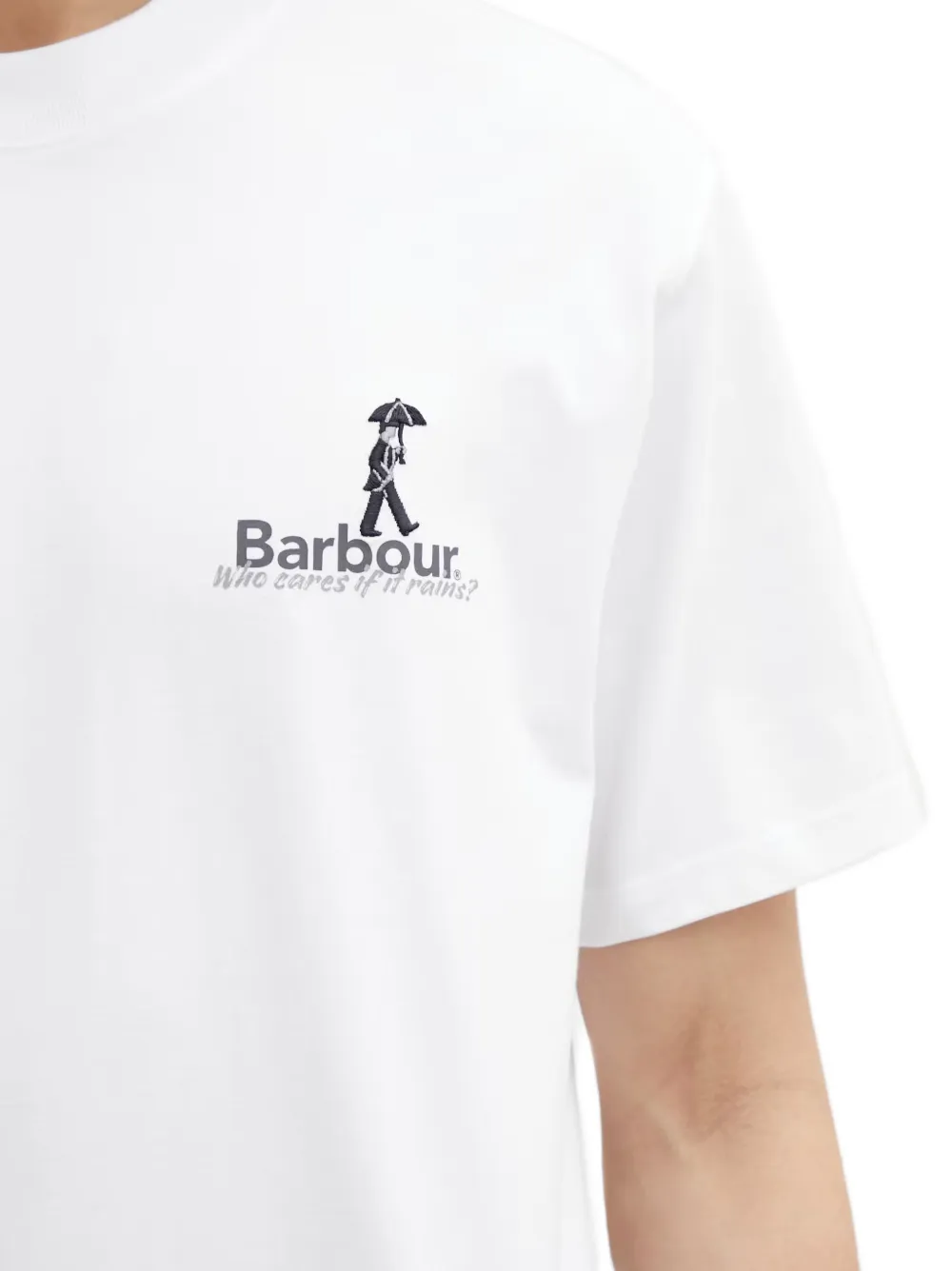 Barbour Oversized T-shirt Wit