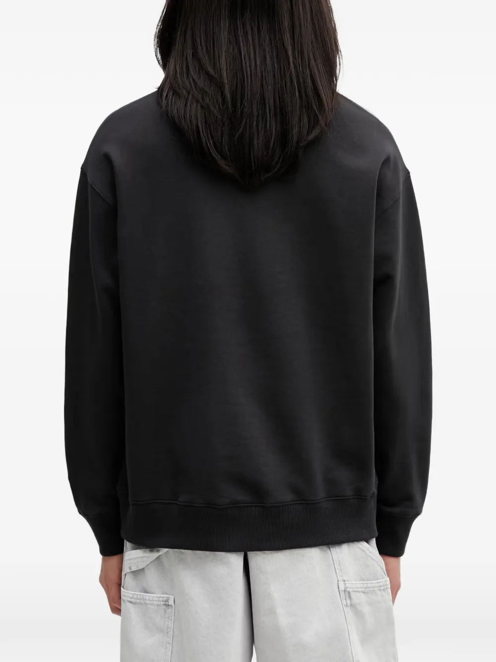 Barbour Waterbestendige sweater met logo-print Zwart