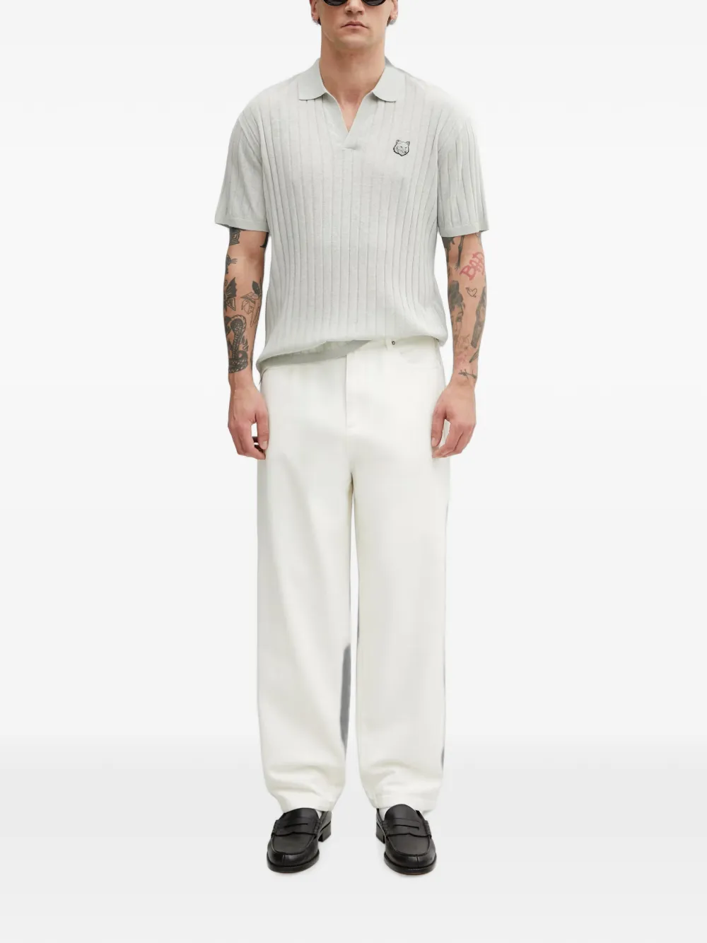  Barbour Vaqueros Rectos - Blanco 