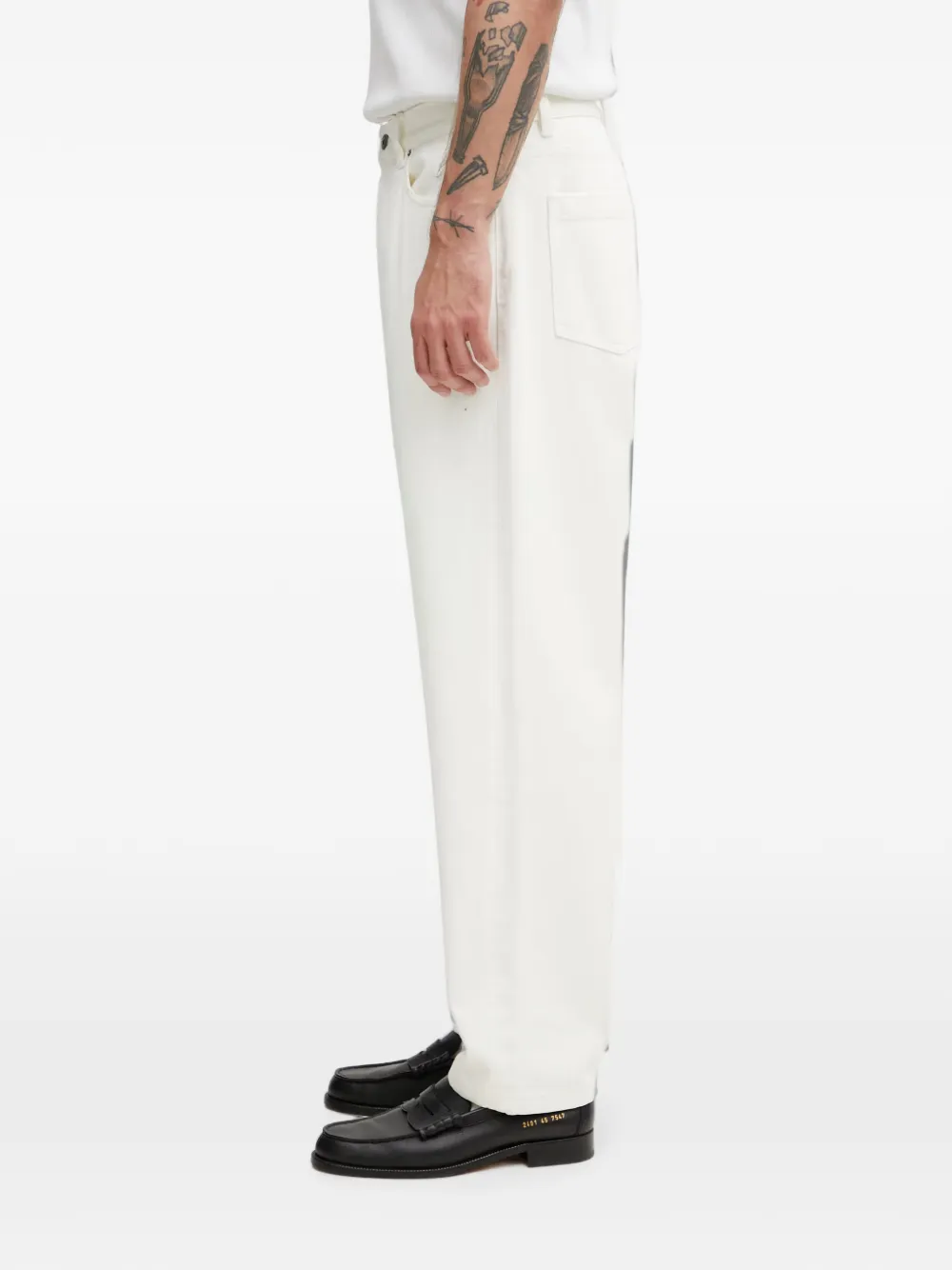  Barbour Vaqueros Rectos - Blanco 