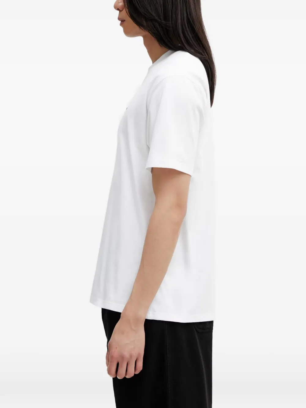 Barbour Dalton T-shirt met geborduurd logo Wit