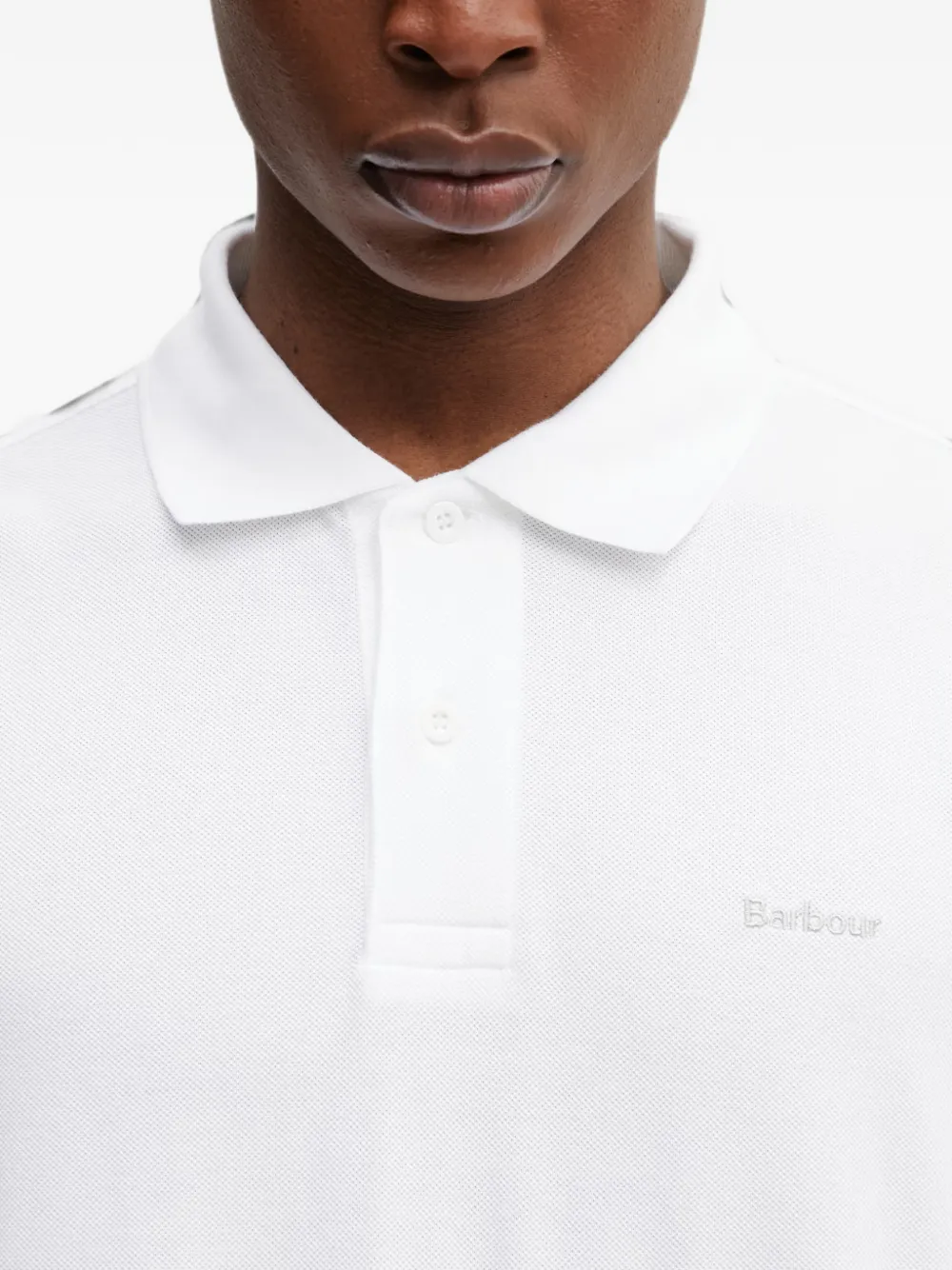 Barbour Hexham poloshirt Wit
