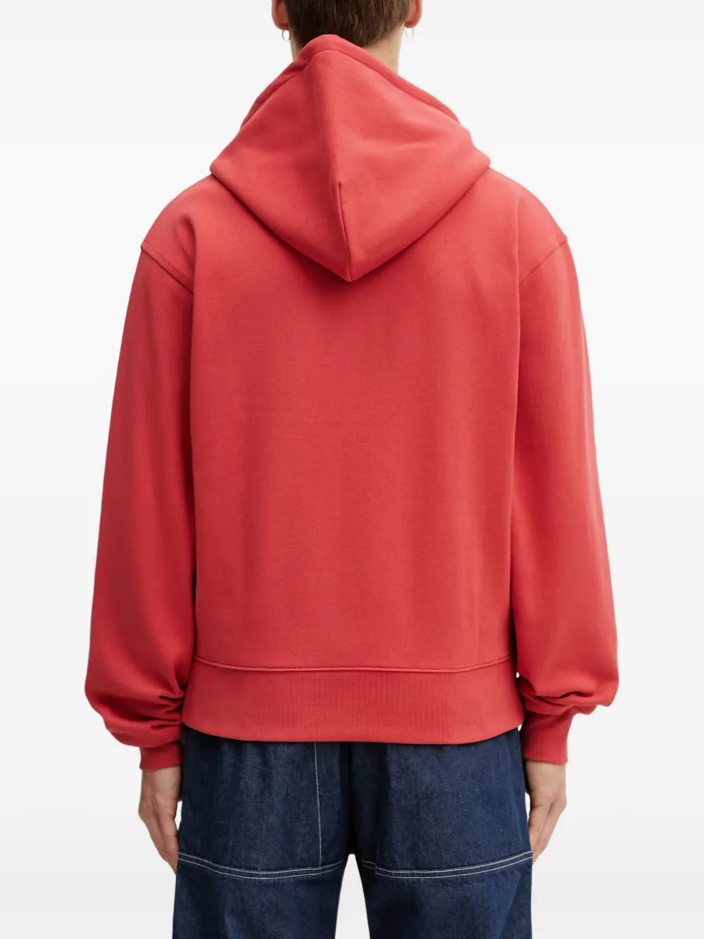 Gramicci Hoodie met logopatch Rood