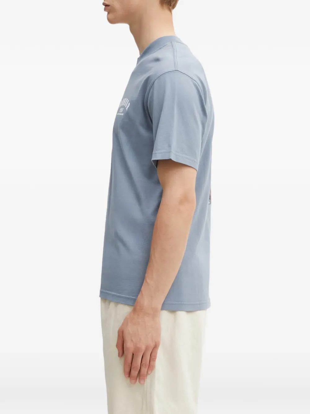 Barbour 1956 oversized T-shirt met grafische print Blauw