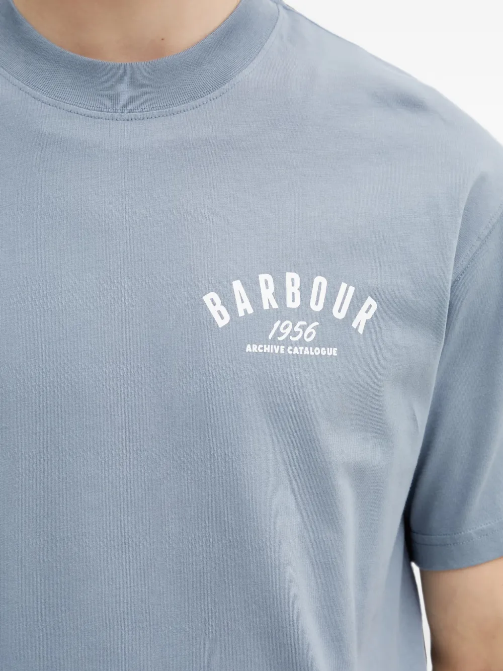 Barbour 1956 oversized T-shirt met grafische print Blauw