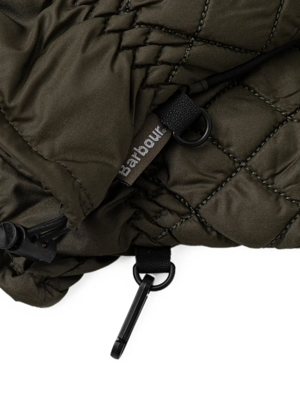 Barbour Gewatteerde handschoenen met trekkoord Groen