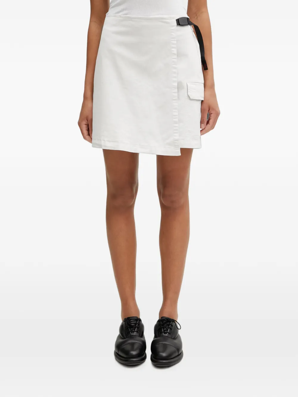 Gramicci belted cargo mini skirt - Bianco