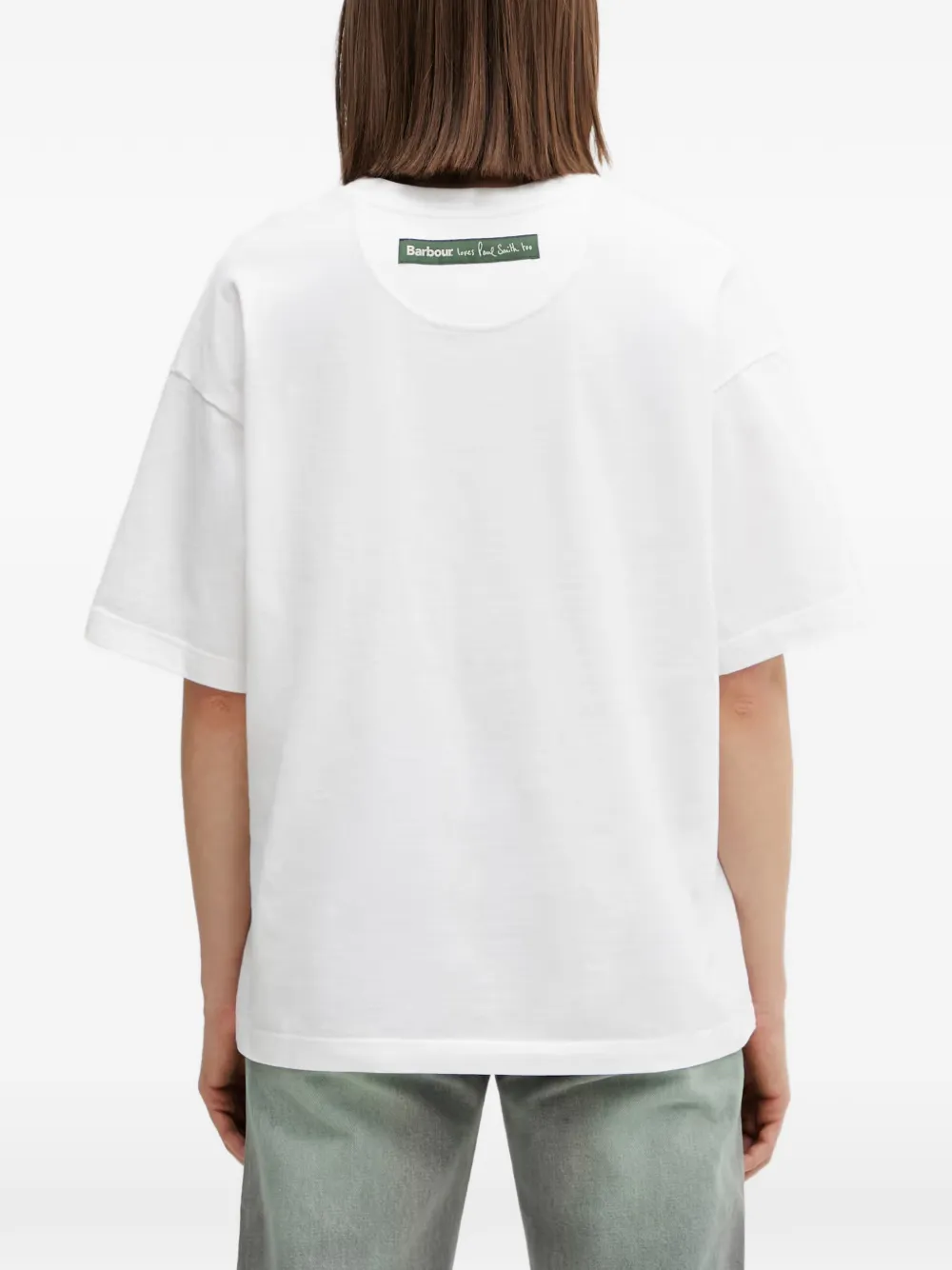 Barbour Paul Smith Loves Tenby T-shirt Wit