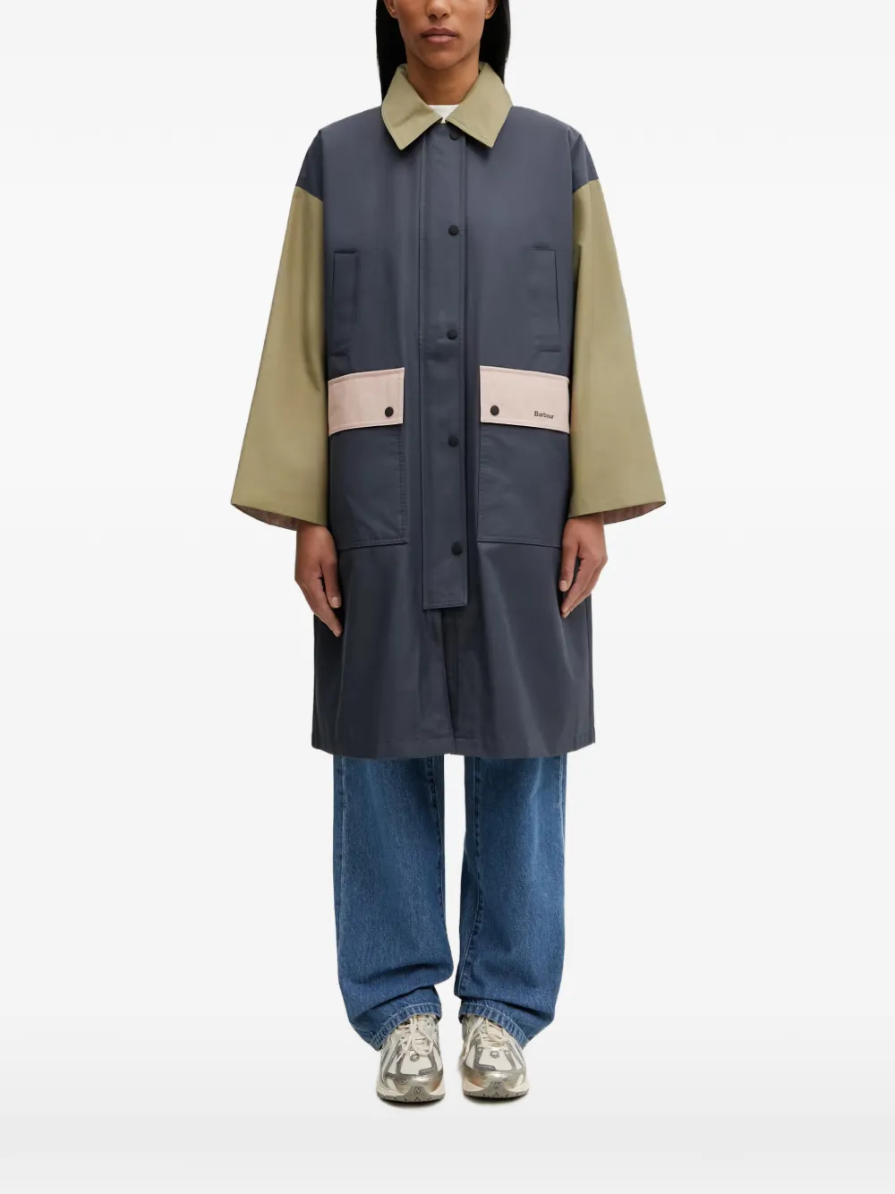 Barbour Blearigg hooded coat - Grau