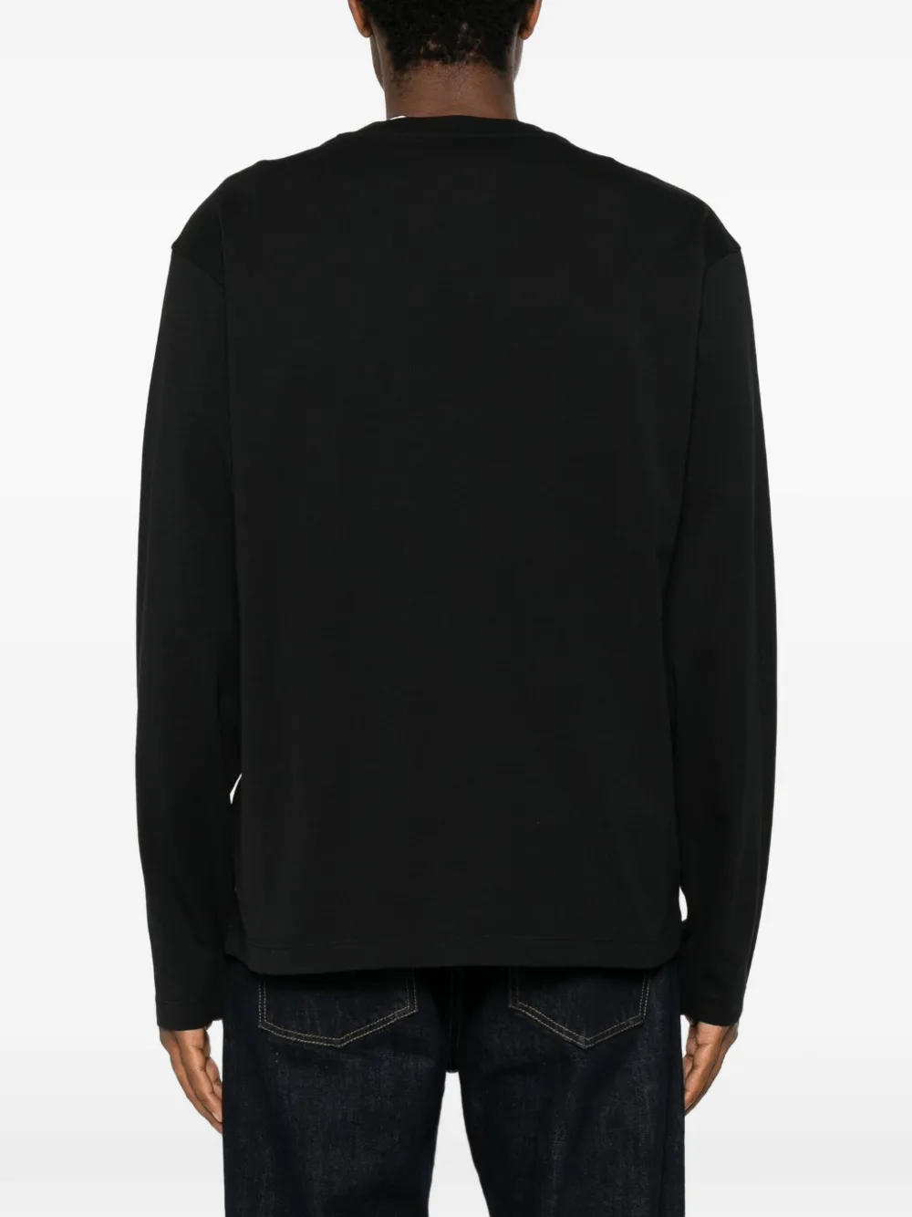 Jil Sander T-shirt met lange mouwen Zwart