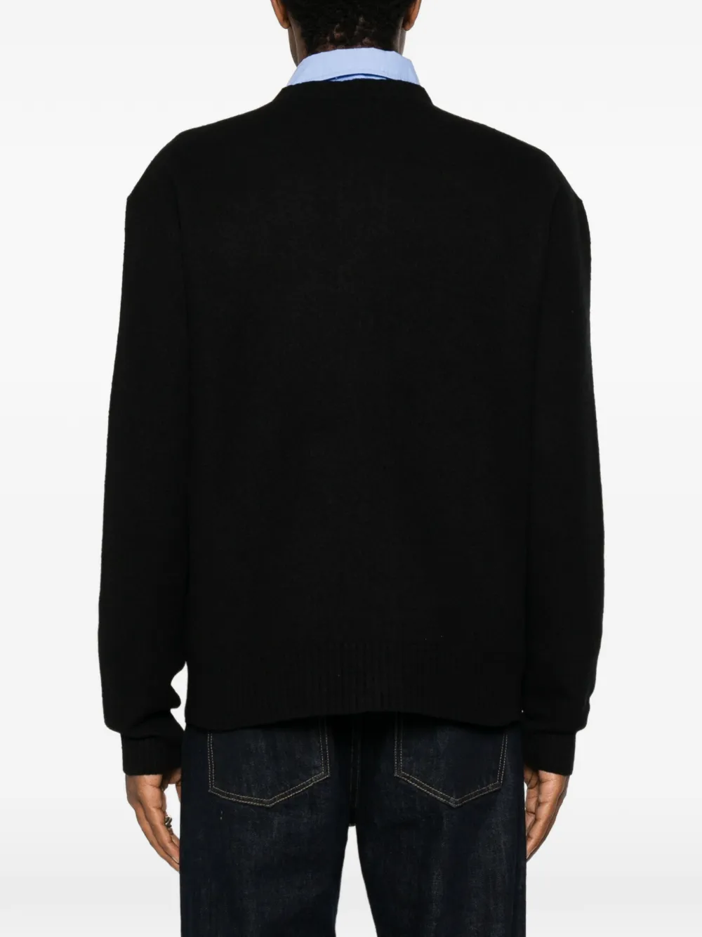 Jil Sander Wollen vest Zwart