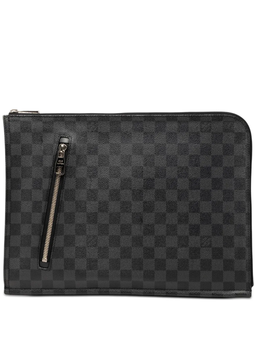 Louis Vuitton Pre-Owned 2013 Damier Graphite Poche Documents Portfolio clutch bag - Nero