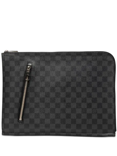 Louis Vuitton Pre-Owned 2013 Damier Graphite Poche Documents Portfolio clutch bag